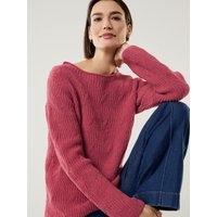 Baumwoll-Samt Pullover von Walbusch