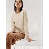 Baumwoll-Samt Pullover von Walbusch