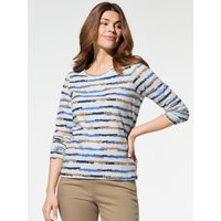 Baumwollshirt Abstract Stripe von Walbusch