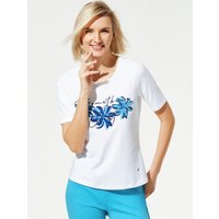 Baumwollshirt Blumenliebe von Walbusch