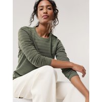 Baumwollshirt Reliefstruktur von Walbusch