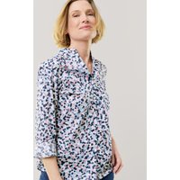 Extraglatt-Bluse Kelchkragen von Walbusch
