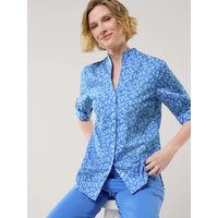 Extraglatt-Bluse Kelchkragen von Walbusch
