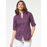 Extraglatt-Bluse Kelchkragen von Walbusch