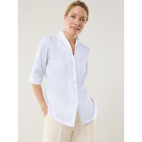 Extraglatt-Bluse Kelchkragen von Walbusch