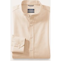 Flanell Stehkragen-Hemd von Walbusch