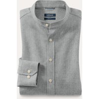 Flanell Stehkragen-Hemd von Walbusch