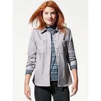 Hautschmeichler Flanell-Bluse von Walbusch