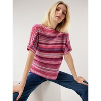 Kimono Pullover Baumwolljacquard Kimono Pullover Baumwolljacquard von Walbusch