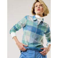 Kuschelflanell Zip-Bluse von Walbusch