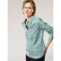 Kuschelflanell Zip-Bluse von Walbusch