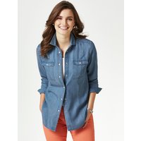 Lyocell-Jeansbluse Extraleicht von Walbusch