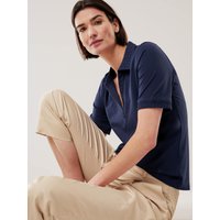 Poloshirt Lochstickerei von Walbusch