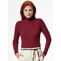 Stehbund-Pullover Diagonalrippe von Walbusch