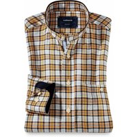 Stehkragen Flanell-Hemd von Walbusch