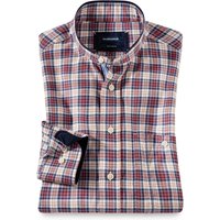 Stehkragen Flanell-Hemd von Walbusch