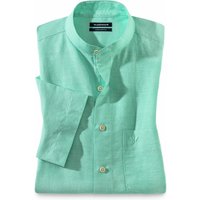 Stehkragen-Leinenhemd von Walbusch