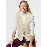 Strickweste Zopfstruktur von Walbusch