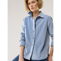 Two-Tone Cord Bluse Boxi von Walbusch