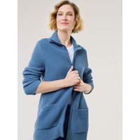 Zip-Longstrickjacke von Walbusch