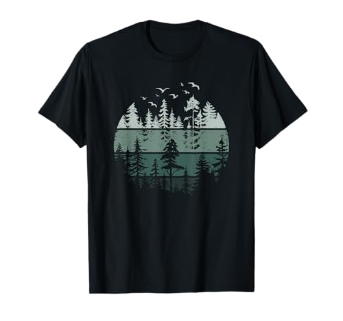 Wald Bäume Natur Wandern Naturliebhaber Vintage Wald T-Shirt für Outdoor-Enthusiasten, Naturliebhaber - Herren, Unisex-Erwachsene, Schwarz, S Wald Bäume Natur Wandern Naturliebhaber Vintage Wald T-Shirt für Outdoor-Enthusiasten, Naturliebhaber - Herren, Unisex-Erwachsene, Schwarz, S von Wald Bäume Natur Wandern Naturliebhaber
