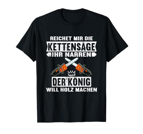 Wald Holz Kettensäge Forst Förster Lustig Outfit - Reichet mir die Kettensäge ihr Narren Motorsäge Holzfäller T-Shirt - Schwarz, Klein, V-Ausschnitt, Kurzarm, Frauen, Unisex, Beruf, Rustikal, Geblümt Wald Holz Kettensäge Forst Förster Lustig Outfit - Reichet mir die Kettensäge ihr Narren Motorsäge Holzfäller T-Shirt - Schwarz, Klein, V-Ausschnitt, Kurzarm, Frauen, Unisex, Beruf, Rustikal, Geblümt von Wald Holz Kettensäge Forst Förster Lustig Outfit