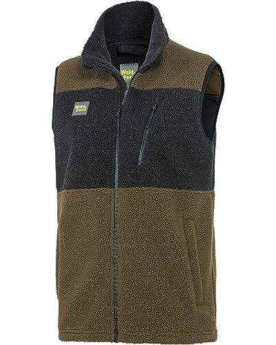 Wald & Forst Damen Faserpelzweste Big-Tech Core Oliv/Schwarz L von Wald & Forst