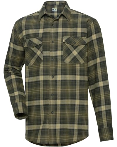 Wald & Forst Jagdhemd Core Oliv kariert XL von Wald & Forst