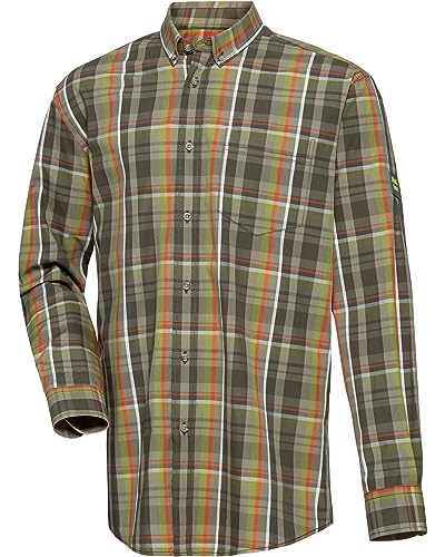 Wald & Forst Jagdhemd Fero Oliv kariert 3XL von Wald & Forst