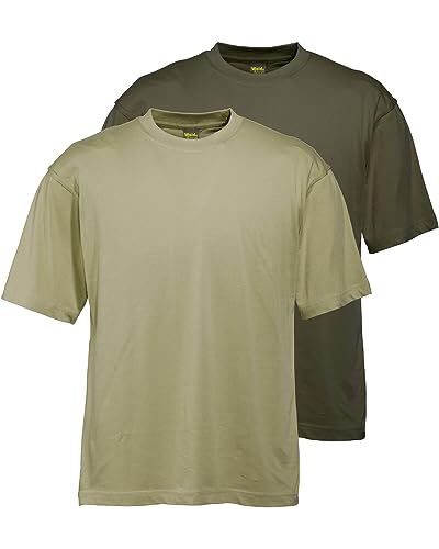 Wald & Forst T-Shirts 2er-Pack Schilf + Oliv XXL von Wald & Forst