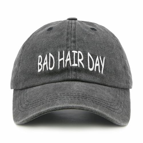 Waldeal Damen Everyday Bad Hair Day Mama Hut Druck Einstellbare Baseball Cap - - Einheitsgröße Waldeal Damen Everyday Bad Hair Day Mama Hut Druck Einstellbare Baseball Cap - - Einheitsgröße von Waldeal