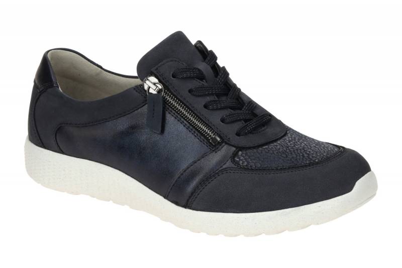 Waldl?ufer 815M01 408 217 dunkel-blau - bequeme Slipper f?r Damen von Waldl?ufer