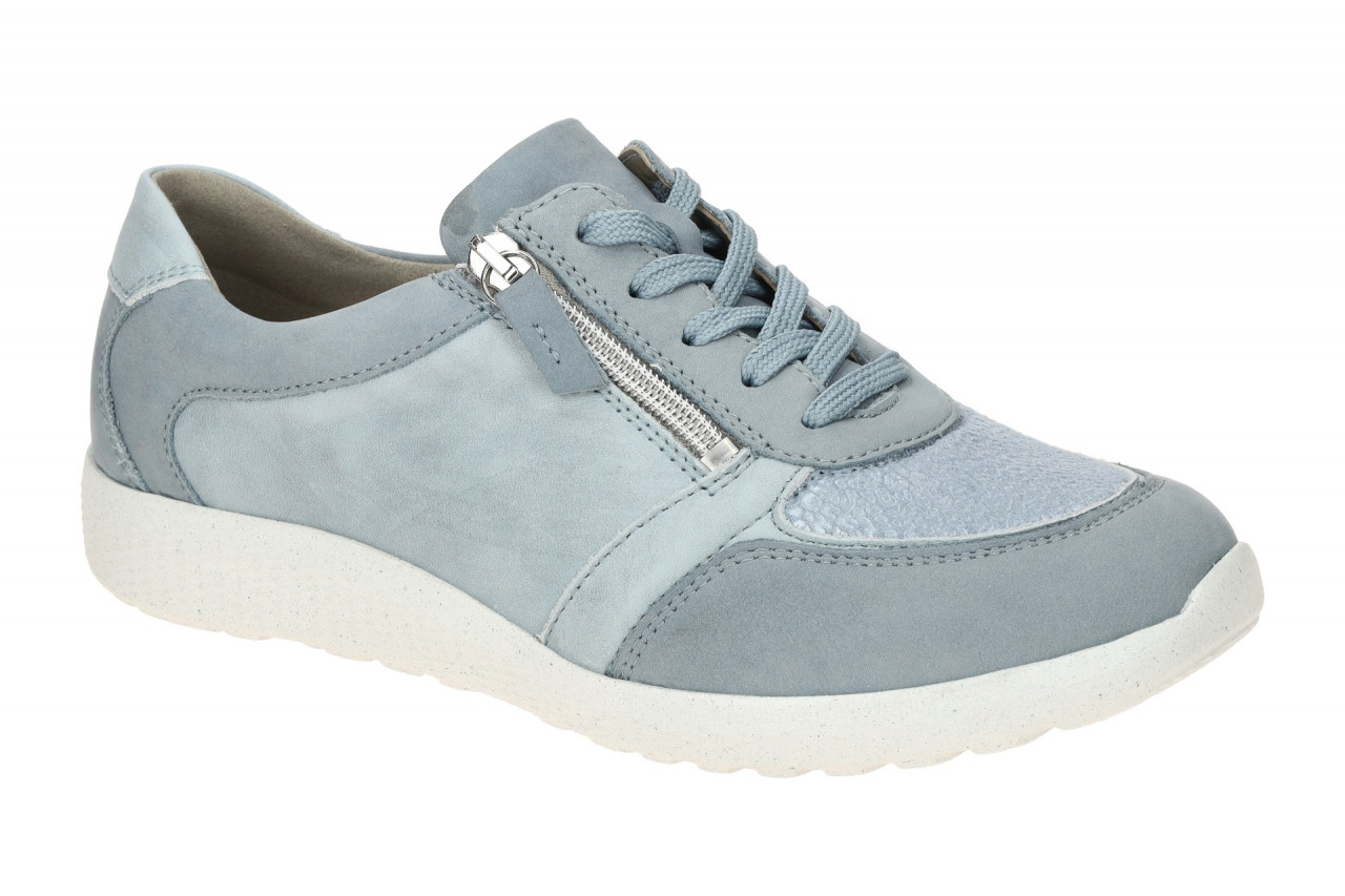 Waldl?ufer 815M01 408 267 hell-blau - bequeme Slipper f?r Damen von Waldl?ufer