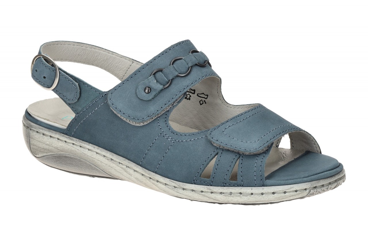 Waldl?ufer GARDA 210004 191 263 blau - Sandalette f?r Damen von Waldl?ufer