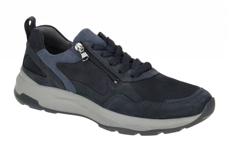 Waldl?ufer H 713003 300 537 dunkel-blau - bequeme Halbschuhe f?r Herren von Waldl?ufer