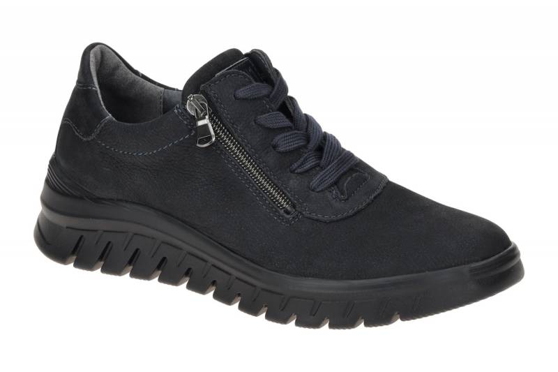 Waldl?ufer H 913008 202 194 dunkel-blau - bequeme Halbschuhe f?r Damen von Waldl?ufer