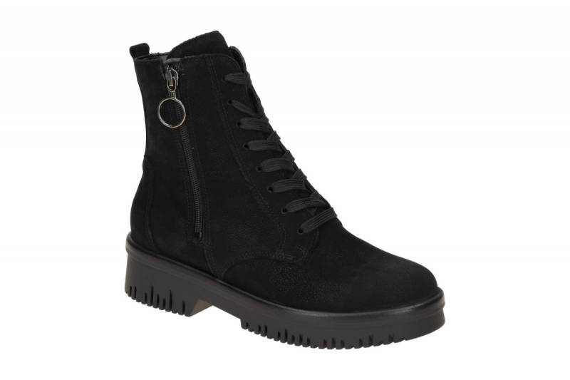 Waldl?ufer H 934802 189 001 schwarz - bequeme Stiefelette f?r Damen von Waldl?ufer