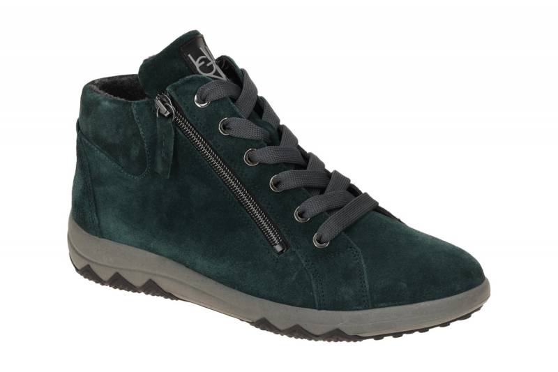 Waldl?ufer H 961801 195 072 dunkel-gr?n - Mid Cut Sneakers f?r Damen von Waldl?ufer