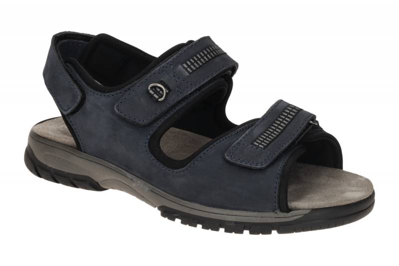 Waldl?ufer HARALD 372002 100 217 dunkel-blau - bequeme Sandale f?r Herren von Waldl?ufer