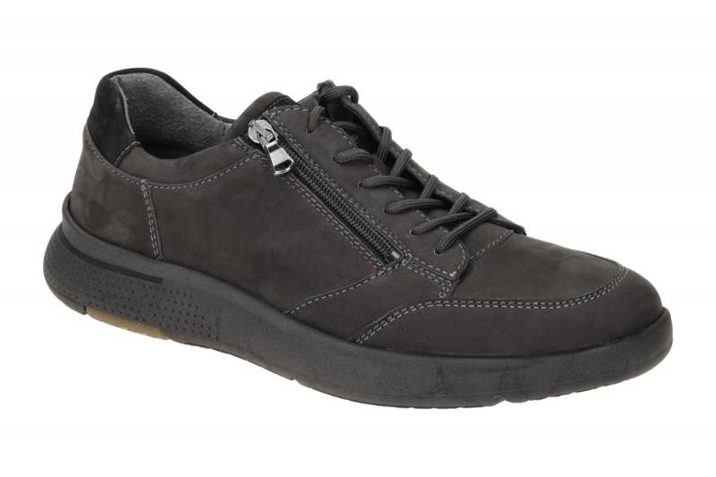 Waldl?ufer HEIKO 984003 404 696 dunkel-grau - bequeme Halbschuhe f?r Herren von Waldl?ufer