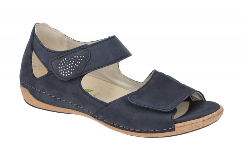 Waldl?ufer HELIETT 342H80 201 217 dunkel-blau - Sandalette f?r Damen von Waldl?ufer