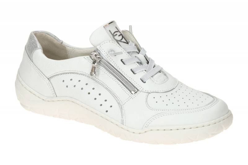 Waldl?ufer K 612005 201 663 wei? - bequeme Halbschuhe f?r Damen von Waldl?ufer