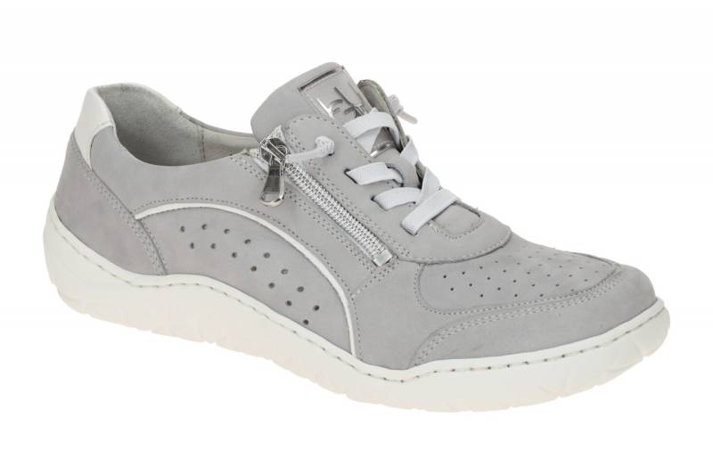 Waldl?ufer K 612005 202 068 hell-grau - bequeme Halbschuhe f?r Damen von Waldl?ufer