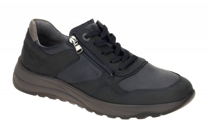 Waldl?ufer K 662001 402 511 dunkel-blau - bequeme Halbschuhe f?r Herren von Waldl?ufer