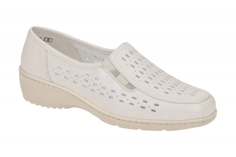 Waldl?ufer KYA 607503 172 111 hell-grau - bequeme Slipper f?r Damen von Waldl?ufer