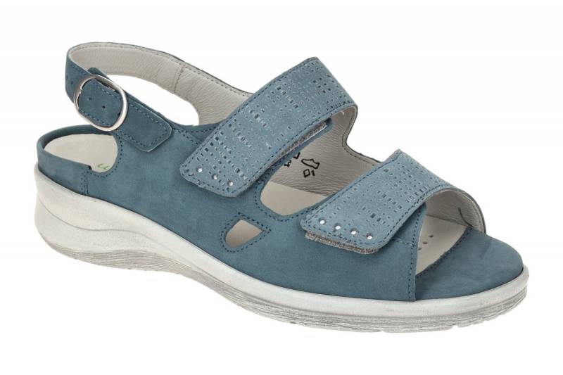 Waldl?ufer MERLE 811016 305 263 blau - Sandalette f?r Damen von Waldl?ufer