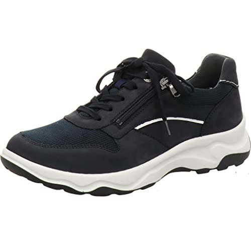 LUGINA Schuhe H-MAX Größe 44.5 EU Marine LS-ASPH./WEIS von Waldläufer