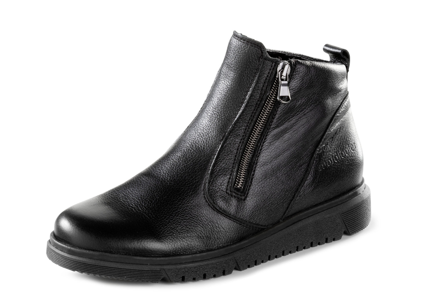 Waldläufer, bequeme Damen-Stiefeletten, Winterschuhe, Weite H, mit herausnehmbarem Fußbett, Schuhgröße 7, Schwarz von Waldläufer
