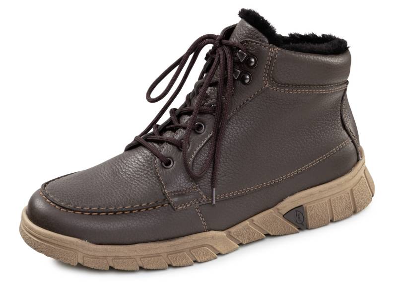 Waldläufer, gefütterte Herren-Boots, Winterschuhe, Weite H, mit Lammfell, Schuhgröße 7, Mokka Waldläufer, gefütterte Herren-Boots, Winterschuhe, Weite H, mit Lammfell, Schuhgröße 7, Mokka von Waldläufer