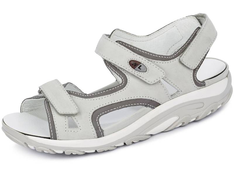 Waldläufer, sportliche Damen-Sandalen, Weite H, mit herausnehmbarem Fußbett, Eisgrau-Grafit, Schuhgröße 3 1/2 Waldläufer, sportliche Damen-Sandalen, Weite H, mit herausnehmbarem Fußbett, Eisgrau-Grafit, Schuhgröße 3 1/2 von Waldläufer